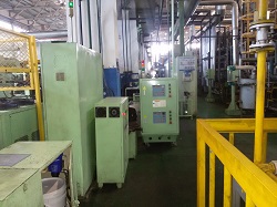 壓鑄油溫機(jī)在美的公司使用現(xiàn)場(chǎng)